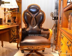 Кресло Кабинетное Дакота А (Классика, натуральная кожа) в СПб
